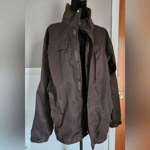 REI Dark Brown Military Field Jacket